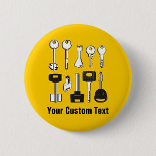 Set of Keys 2 Inch Round Button