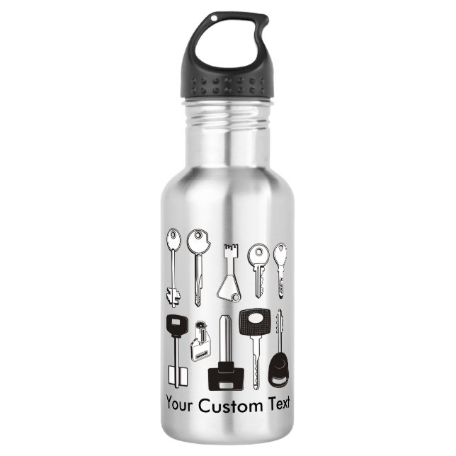 Set of Keys 532 Ml Water Bottle (Front)
