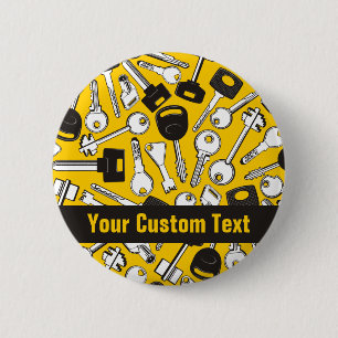 Set of Keys Background 2 Inch Round Button