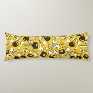 Set of Keys Background Body Pillow