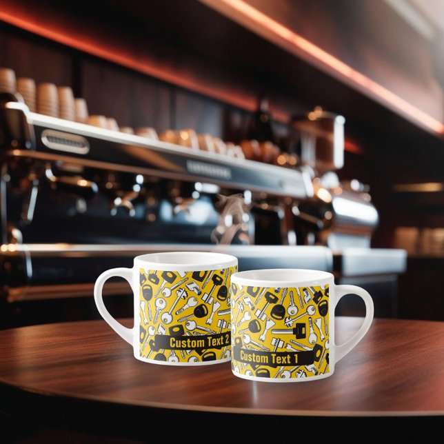 Set of Keys Background Espresso Cup (Creator Uploaded)