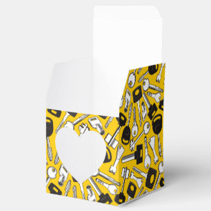 Set of Keys Background Favor Box