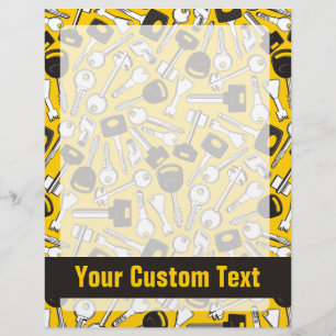 Set of Keys Background Flyer