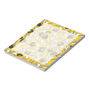 Set of Keys Background Notepad