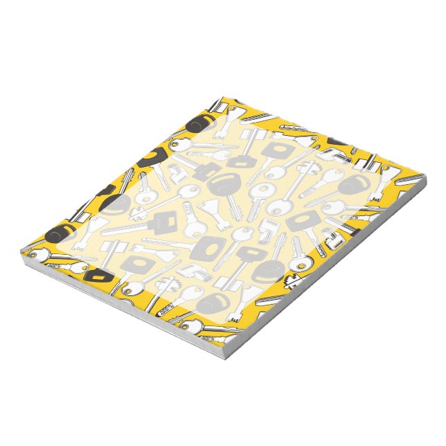 Set of Keys Background Notepad (Rotated)