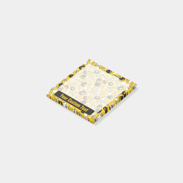 Set of Keys Background Post-it Notes (Angled)