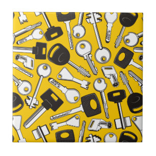 Set of Keys Background Tile
