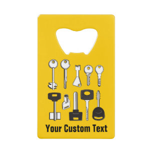 Set of Keys Credit Card Bottle Opener