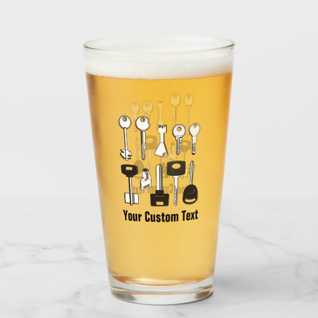 Set of Keys Glass (Front Filled)