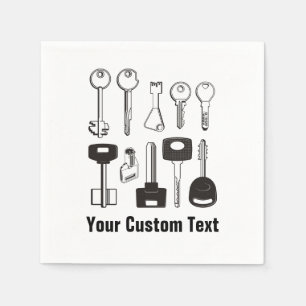 Set of Keys Napkin