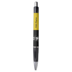 Set of Six Personalized Frazzled Cat Pens