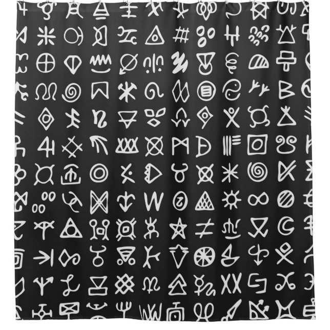 Set of symbols rune letters font. Ancient occult a (Front)