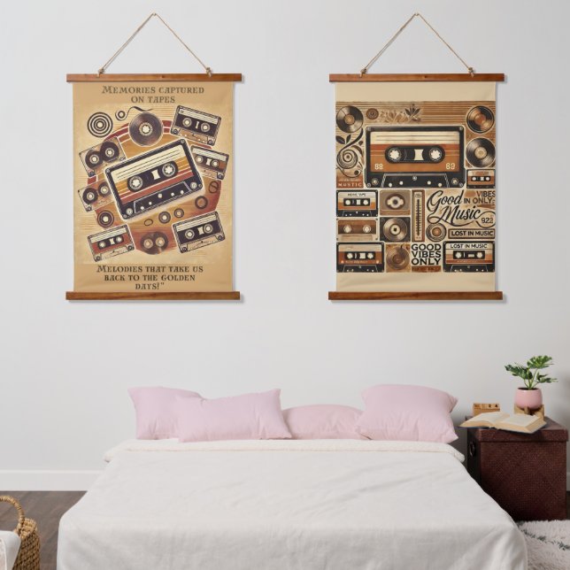 Set of Two Wall Tapestries (Bedroom)