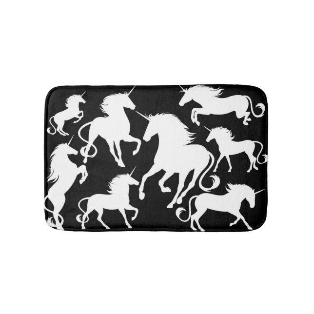 set of unicorns bath mat (Front)