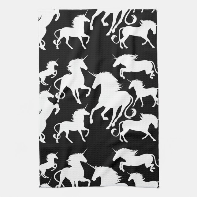 set of unicorns kitchen towel (Vertical)