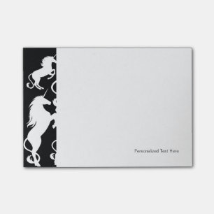 set of unicorns post-it notes