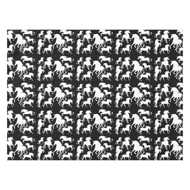 set of unicorns tablecloth (Front (Horizontal))