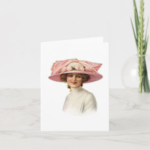 Set of Vintage Millinery Notecard (3)
