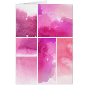 Set of watercolor abstract hand painted 3
