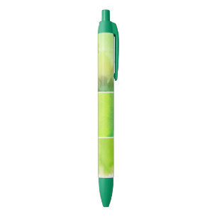 Set of watercolor abstract hand painted black ink pen