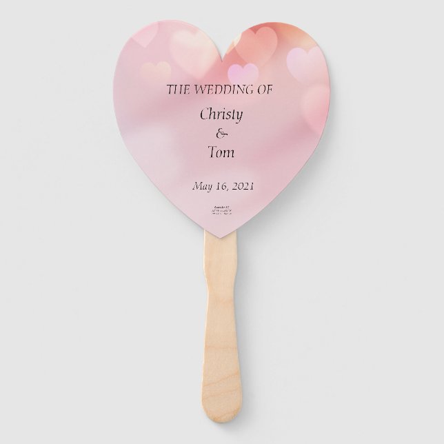 Set of Wedding Fans (Front)