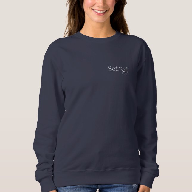 Set Sail by Kristin Anchor Sweatshirt (Front)