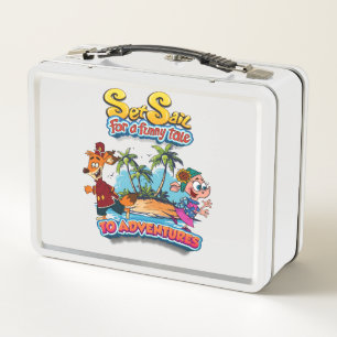 Set Sail for a Funny Tale adventure island Metal Lunch Box