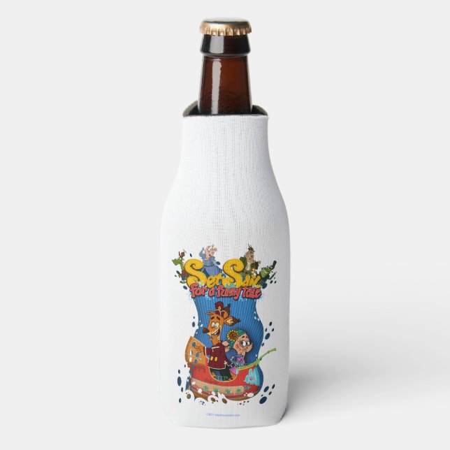 Set Sail for a Funny Tale  Bottle Cooler (Bottle Front)