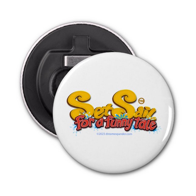 Set Sail for a Funny Tale bottle opener (Front)