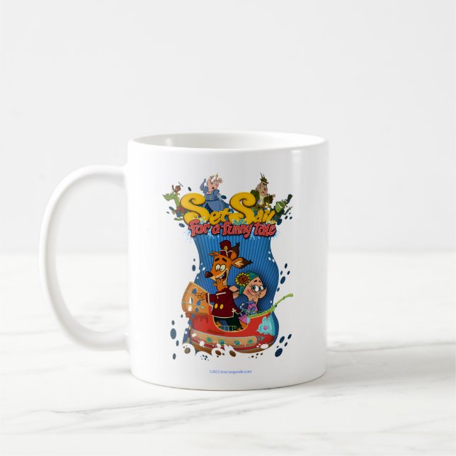Set Sail for a Funny Tale mug (Left)