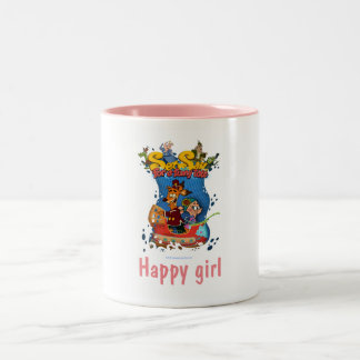 Set Sail for a Funny Tale poster Mug à deux tons