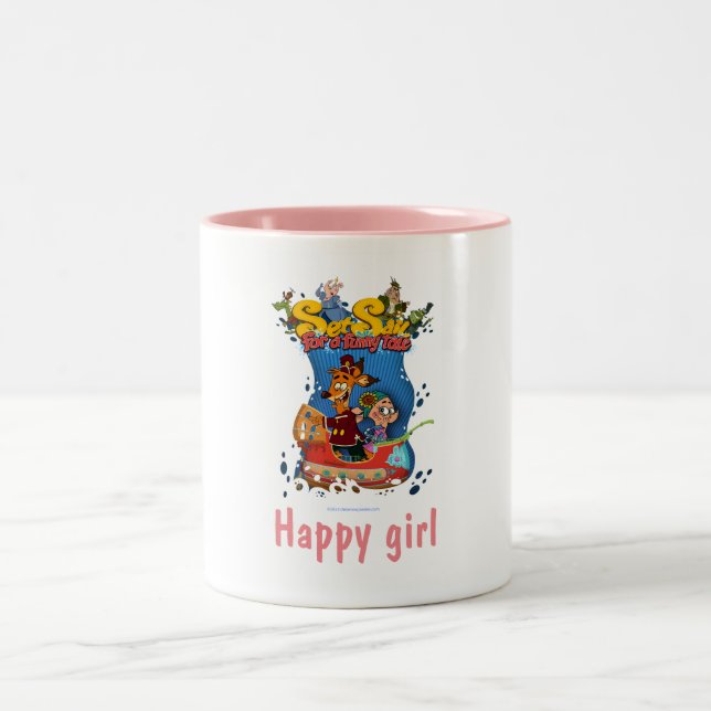 Set Sail for a Funny Tale poster Mug à deux tons (Centre)