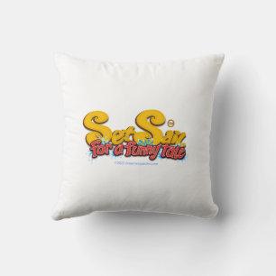 Set Sail for a Funny Tale Throw Pillow