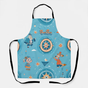 Set Sail for a Funny Tale wrap Apron