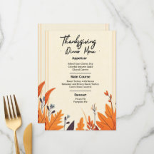 SET THE MOOD FOR FALL WITH OUR DESIGN OF MENU
