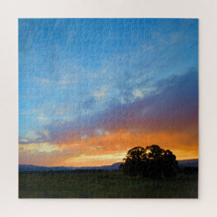 Set the Sky Ablaze at Sunset 20x20 inch Jigsaw Puzzle