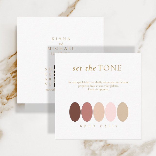 Set the Tone Boho Oasis Colour Palette ID959 Enclosure Card (Creator Uploaded)