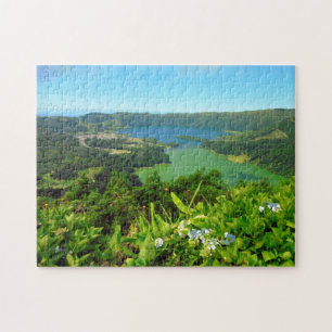 Sete Cidades Azore 11x14 Puzzle with Gift Box