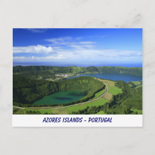 Sete Cidades, Azores Postcard