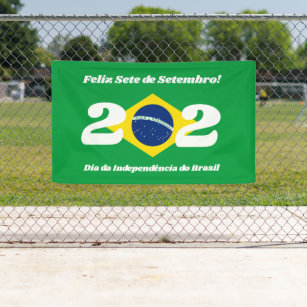 Sete de Setembro Independence Day Brazil Flag Banner