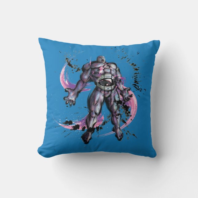 Seth Power Throw Pillow (Front)