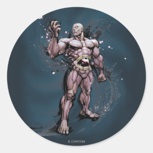 Seth Standing Classic Round Sticker
