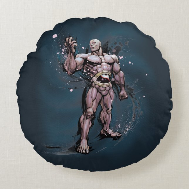 Seth Standing Round Pillow (Front)