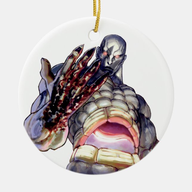 Seth With Blood on Hand Ceramic Ornament (Front)