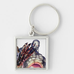 Seth With Blood on Hand Keychain