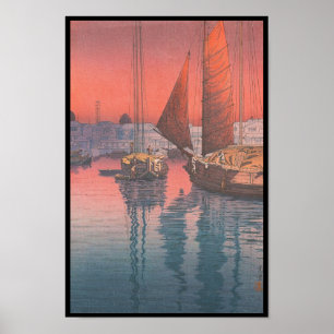 Seto Inland Sea Tomonotsu Tsuchiya Koitsu Poster