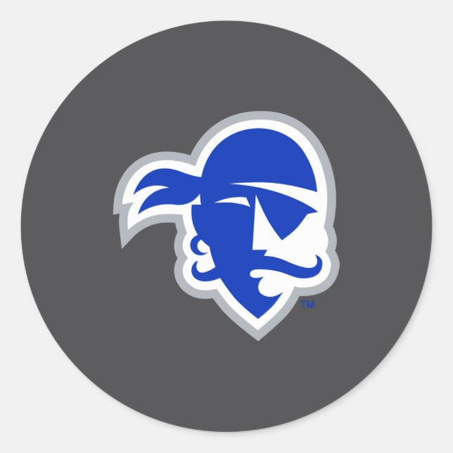 Seton Hall University Rates  Classic Round Sticker (Front)