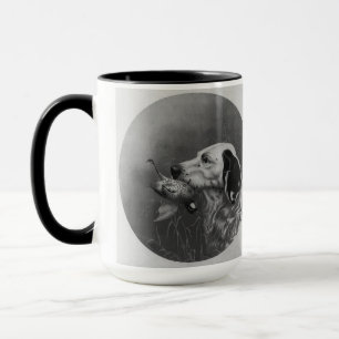 Setter with Grouse Ceramic Mug