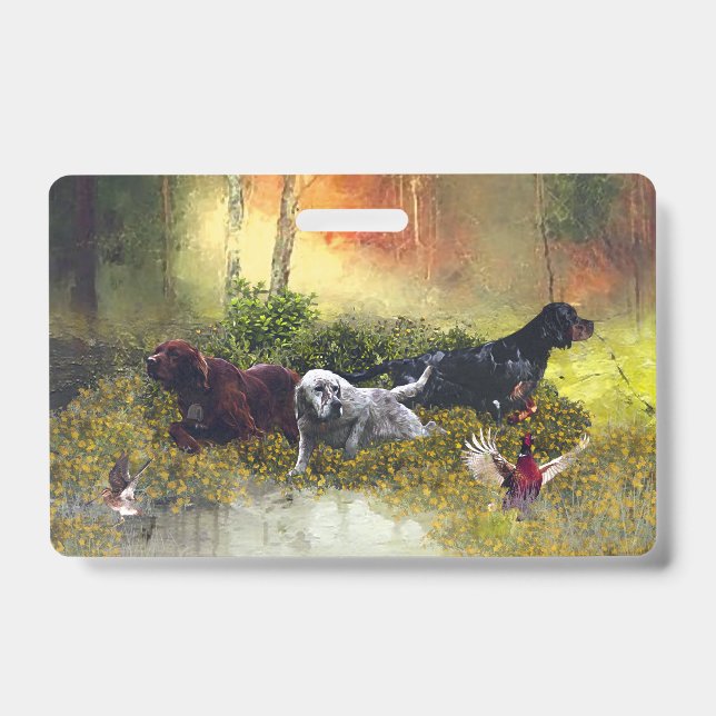 Setters Family    Badge (Front)