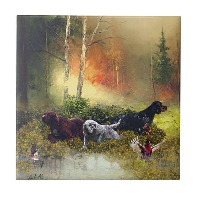 Setters Family   Tile (Front)